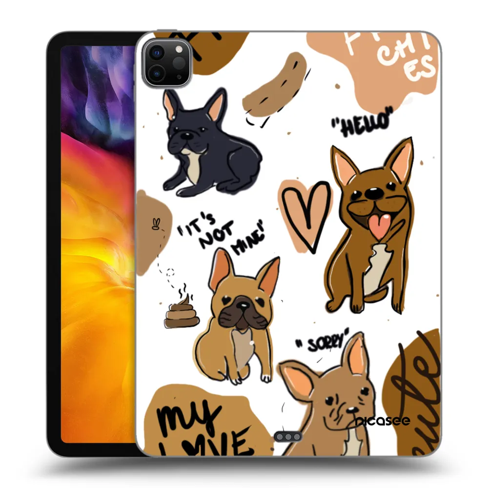 Picasee silikónový čierny obal pre Apple iPad Pro 11" 2022 M2 (4.generace) - Frenchies