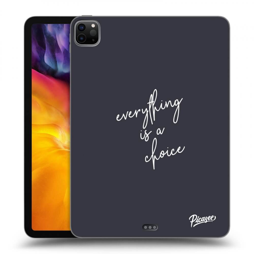 Picasee silikónový čierny obal pre Apple iPad Pro 11" 2022 M2 (4.generace) - Everything is a choice