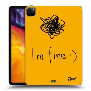 Picasee silikónový čierny obal pre Apple iPad Pro 11" 2022 M2 (4.generace) - I am fine