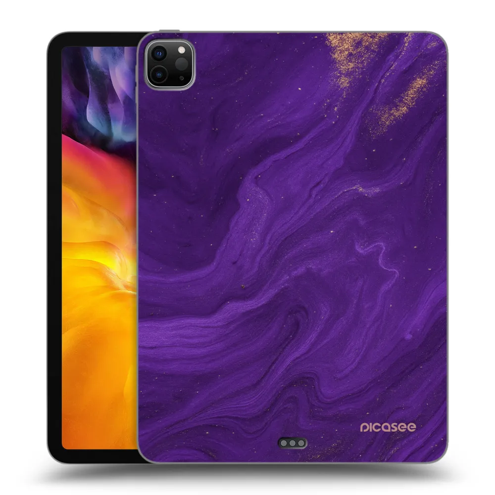 Picasee silikónový čierny obal pre Apple iPad Pro 11" 2022 M2 (4.generace) - Purple