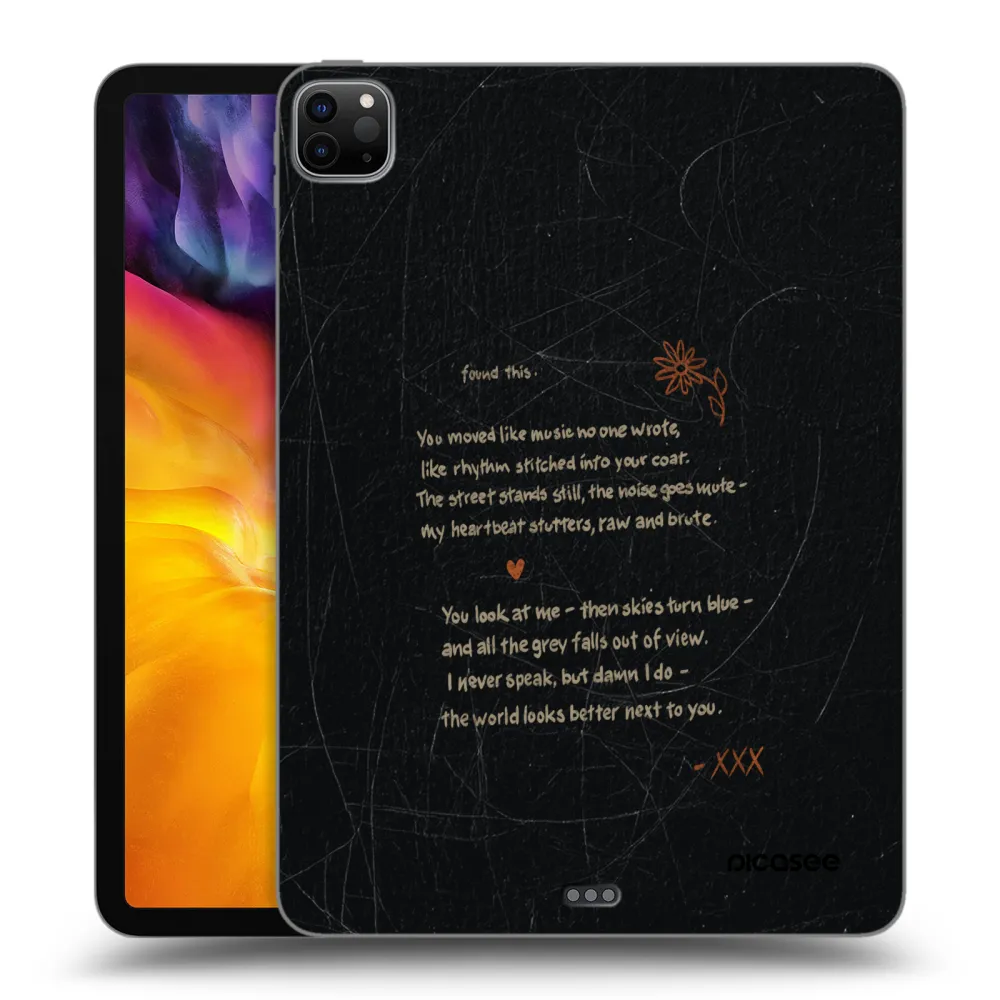 Picasee silikónový čierny obal pre Apple iPad Pro 11" 2022 M2 (4.generace) - POET