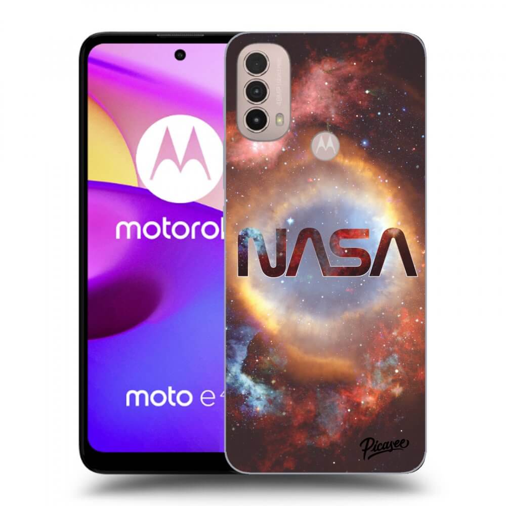 Picasee silikónový čierny obal pre Motorola Moto E40 - Nebula