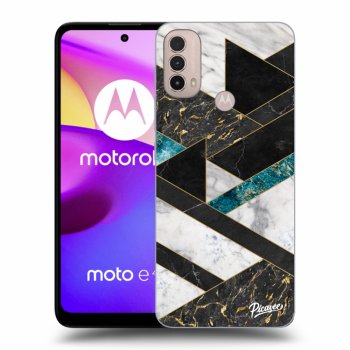 Obal pre Motorola Moto E40 - Dark geometry