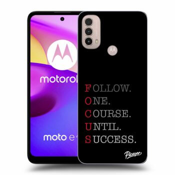Picasee silikónový čierny obal pre Motorola Moto E40 - Focus