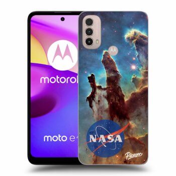 Picasee silikónový čierny obal pre Motorola Moto E40 - Eagle Nebula