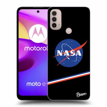 Picasee silikónový čierny obal pre Motorola Moto E40 - NASA Original