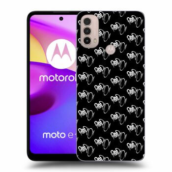 Obal pre Motorola Moto E40 - Separ - White On Black