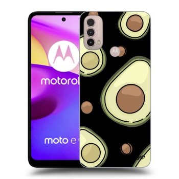 Picasee silikónový čierny obal pre Motorola Moto E40 - Avocado