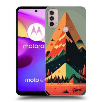 Picasee silikónový čierny obal pre Motorola Moto E40 - Oregon
