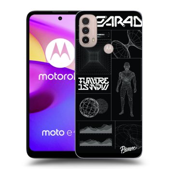 Picasee silikónový čierny obal pre Motorola Moto E40 - BLACK BODY