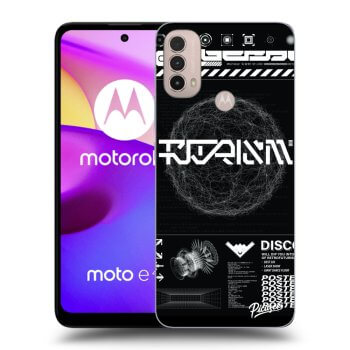 Picasee silikónový čierny obal pre Motorola Moto E40 - BLACK DISCO
