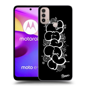 Picasee silikónový čierny obal pre Motorola Moto E40 - Throw UP
