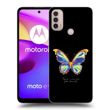 Obal pre Motorola Moto E40 - Diamanty Black