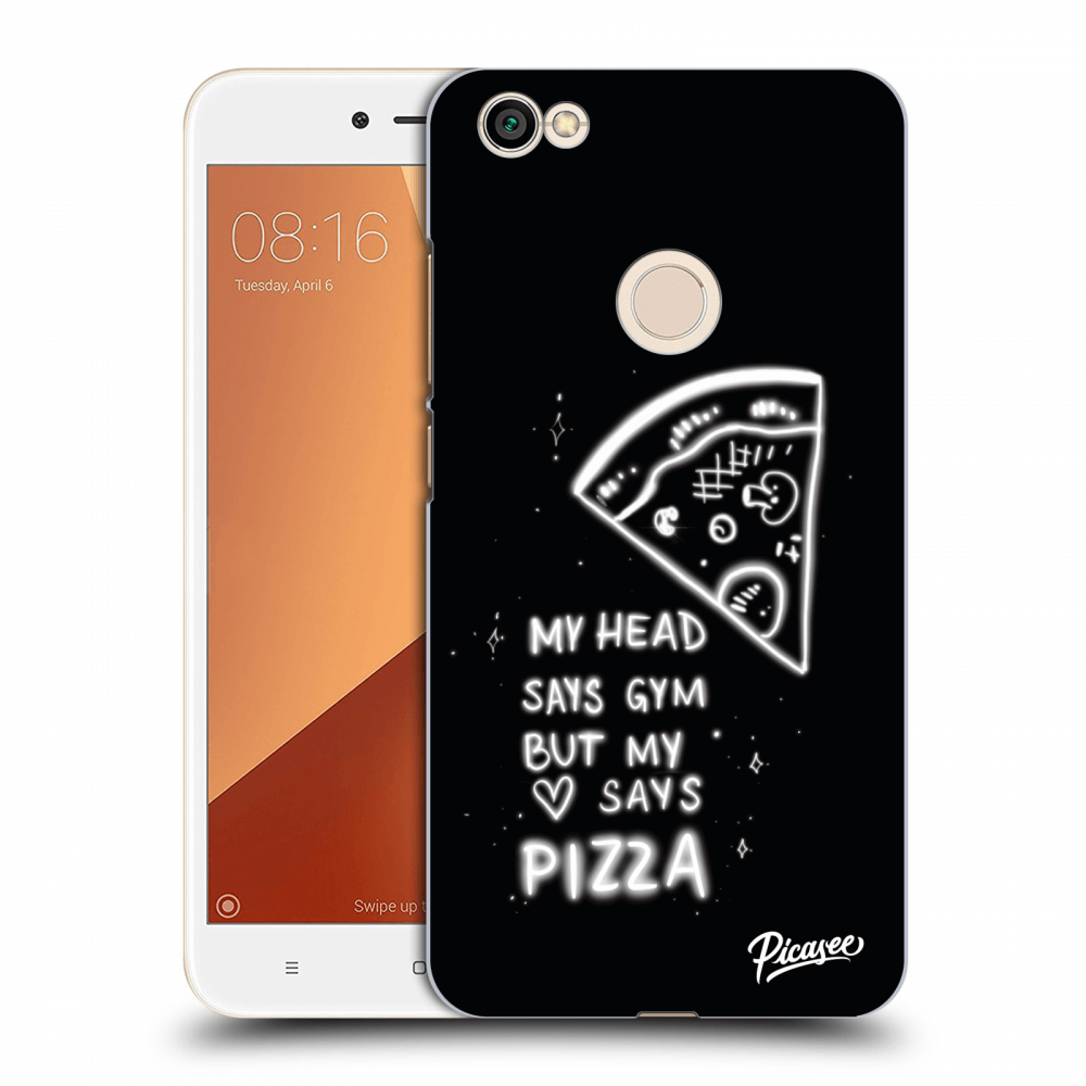 Picasee plastový čierny obal pre Xiaomi Redmi Note 5A Global - Pizza