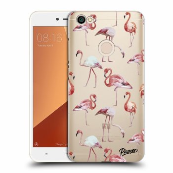Picasee silikónový prehľadný obal pre Xiaomi Redmi Note 5A Global - Flamingos