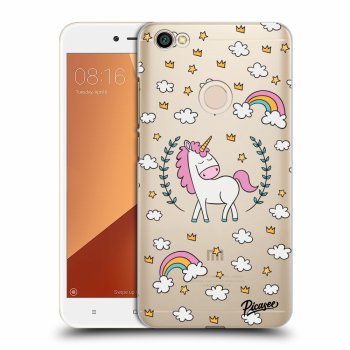 Picasee silikónový prehľadný obal pre Xiaomi Redmi Note 5A Global - Unicorn star heaven