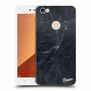 Picasee silikónový prehľadný obal pre Xiaomi Redmi Note 5A Global - Black marble