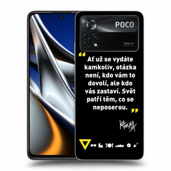 Obal pre Xiaomi Poco M4 Pro - Kazma - SVĚT PATŘÍ TĚM, CO SE NEPOSEROU
