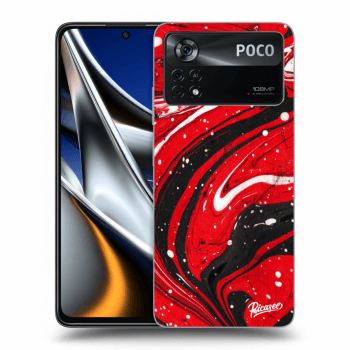 Obal pre Xiaomi Poco M4 Pro - Red black