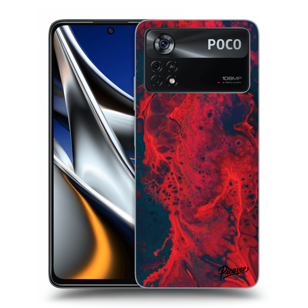 Picasee ULTIMATE CASE pro Xiaomi Poco M4 Pro - Organic red