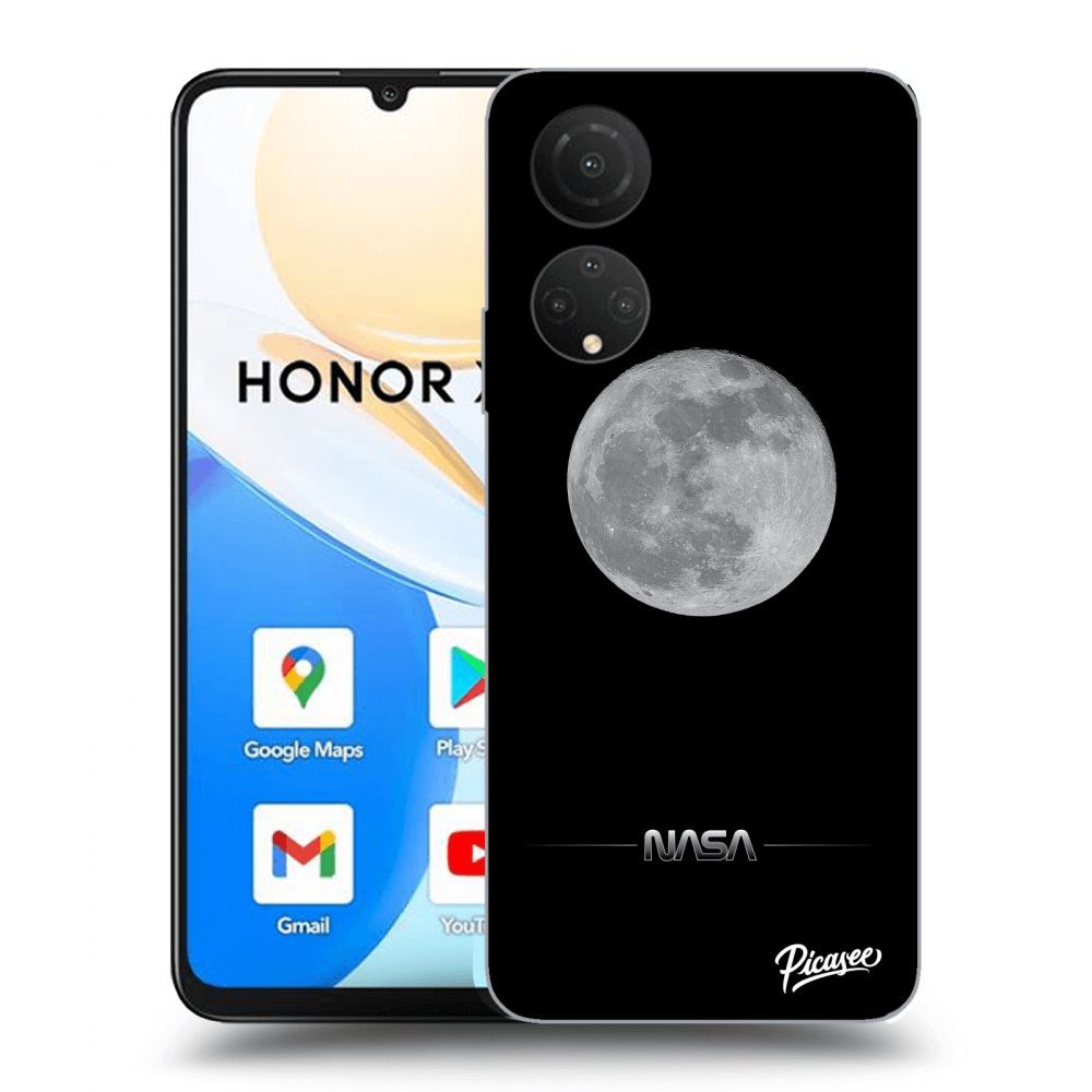 Picasee silikónový prehľadný obal pre Honor X7 - Moon Minimal