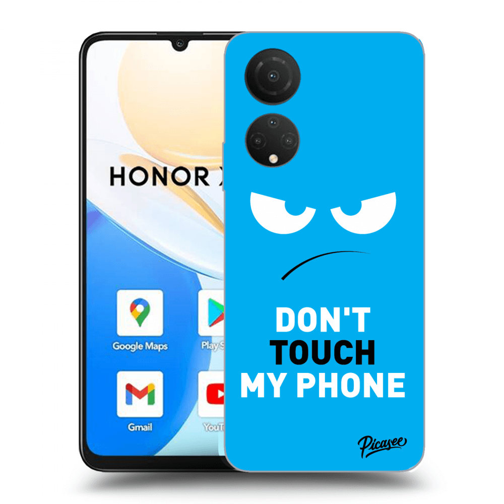 Picasee ULTIMATE CASE pro Honor X7 - Angry Eyes - Blue