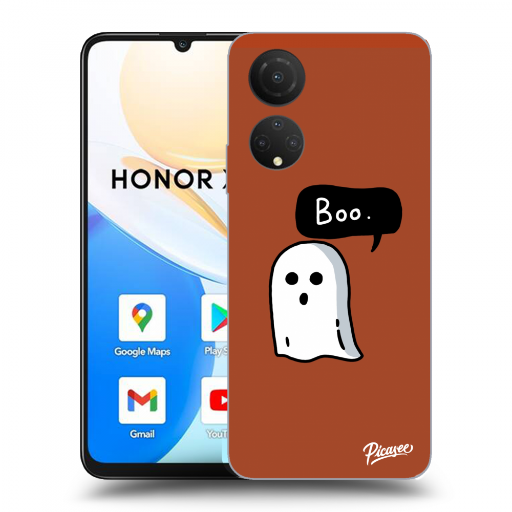 Picasee silikónový čierny obal pre Honor X7 - Boo
