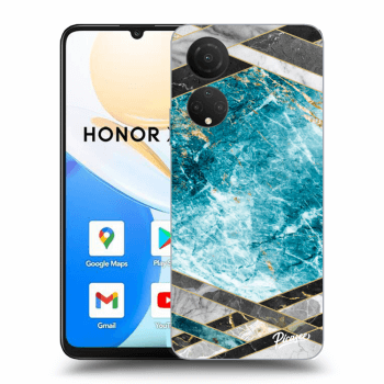 Picasee ULTIMATE CASE pro Honor X7 - Blue geometry