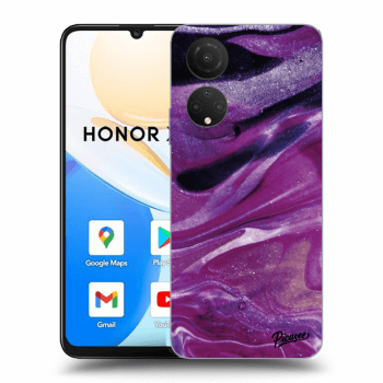 Obal pre Honor X7 - Purple glitter