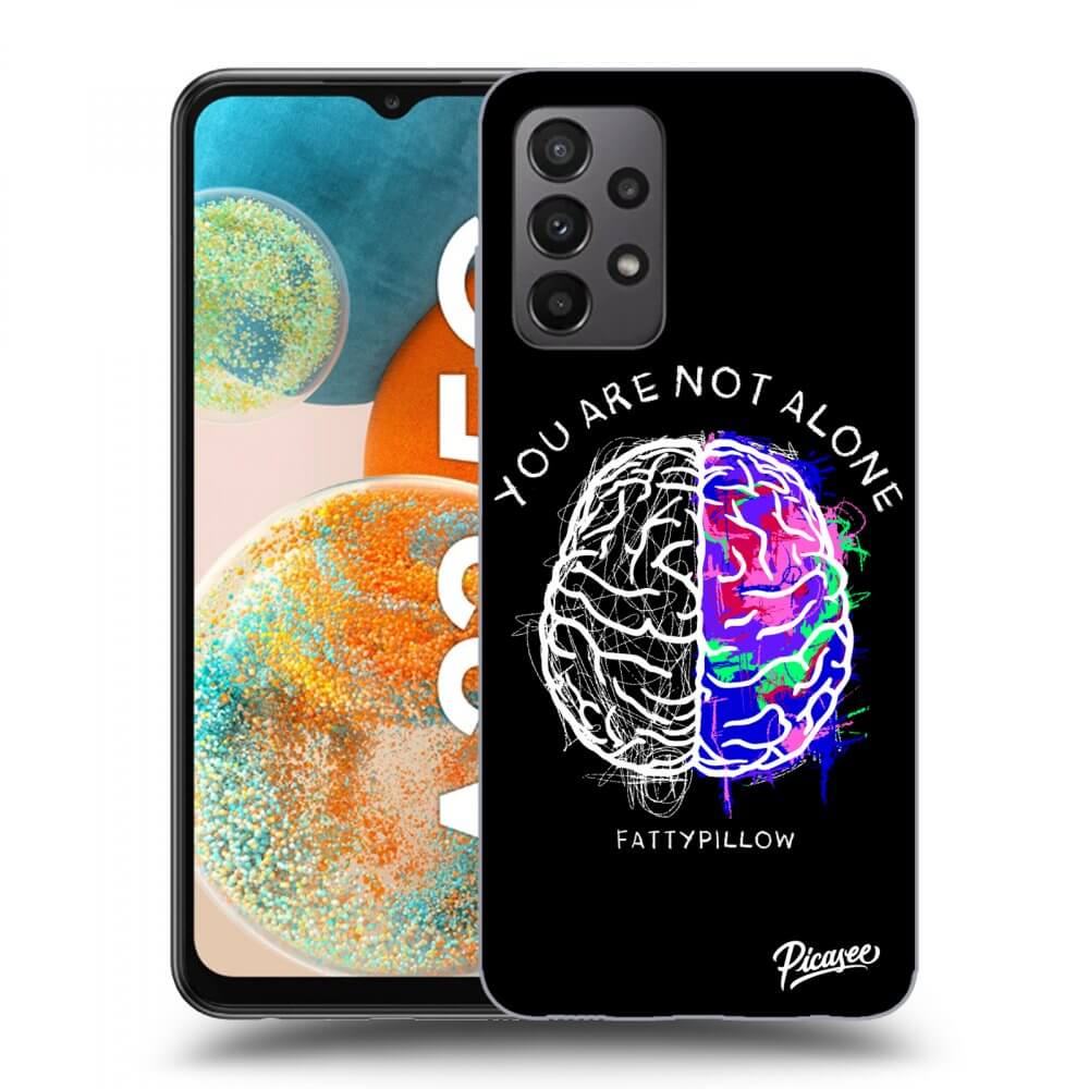 Picasee ULTIMATE CASE pro Samsung Galaxy A23 A235F 4G - Brain - White