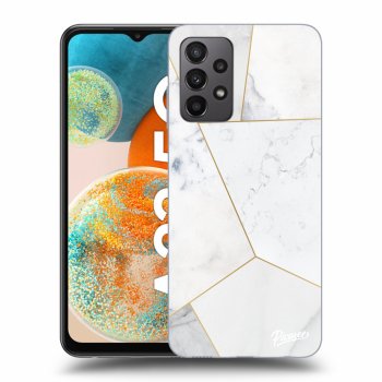 Obal pre Samsung Galaxy A23 - White tile