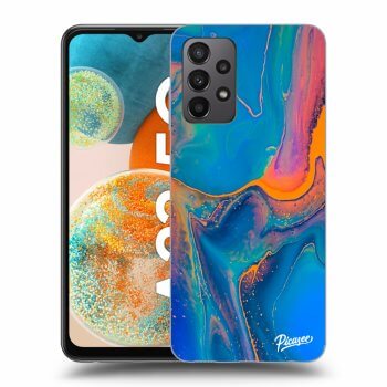 Picasee silikónový čierny obal pre Samsung Galaxy A23 A235F 4G - Rainbow