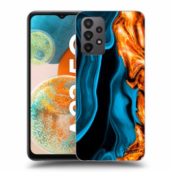 Obal pre Samsung Galaxy A23 - Gold blue