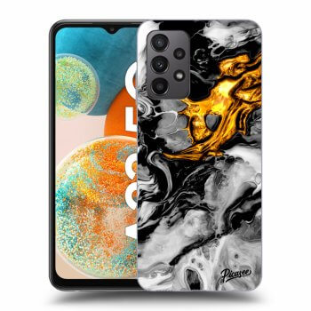 Obal pre Samsung Galaxy A23 - Black Gold 2