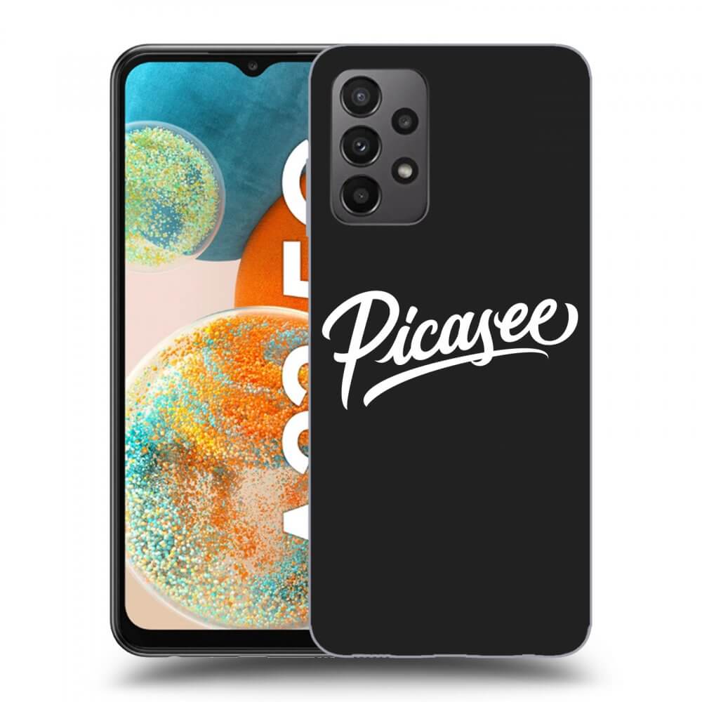 Picasee silikónový čierny obal pre Samsung Galaxy A23 A236B 5G - Picasee - old logo - white