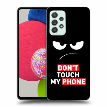 Obal pre Samsung Galaxy A73 5G - Angry Eyes - Transparent