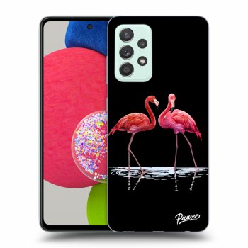 Obal pre Samsung Galaxy A73 5G - Flamingos couple
