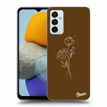 Obal pre Samsung Galaxy M23 5G - Brown flowers