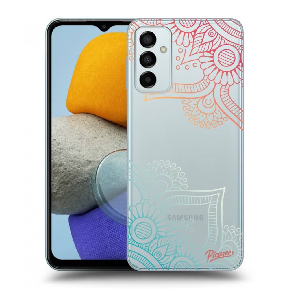 Picasee silikónový prehľadný obal pre Samsung Galaxy M23 5G - Flowers pattern