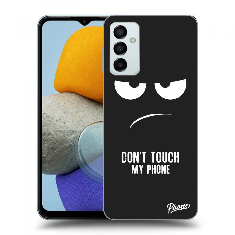 Picasee silikónový čierny obal pre Samsung Galaxy M23 5G - Don't Touch My Phone