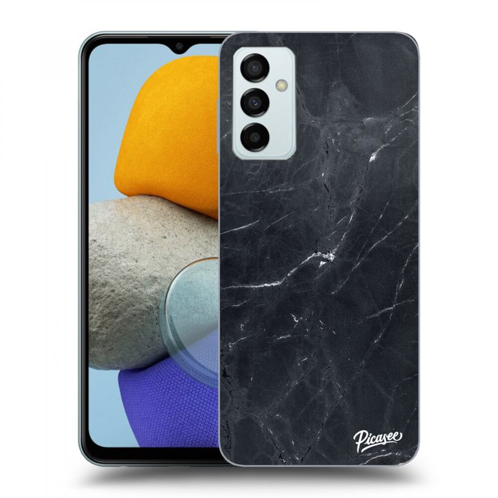 Picasee silikónový prehľadný obal pre Samsung Galaxy M23 5G - Black marble