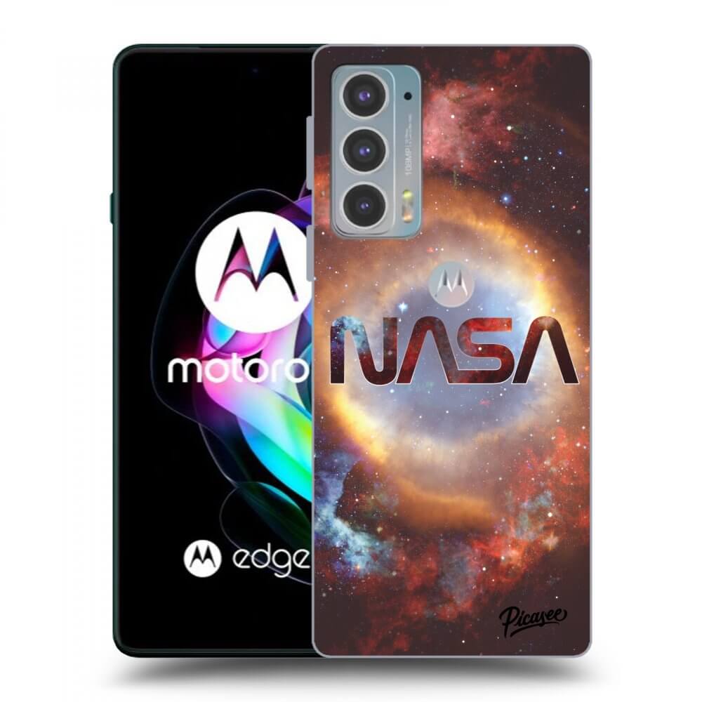 Picasee silikónový čierny obal pre Motorola Edge 20 - Nebula