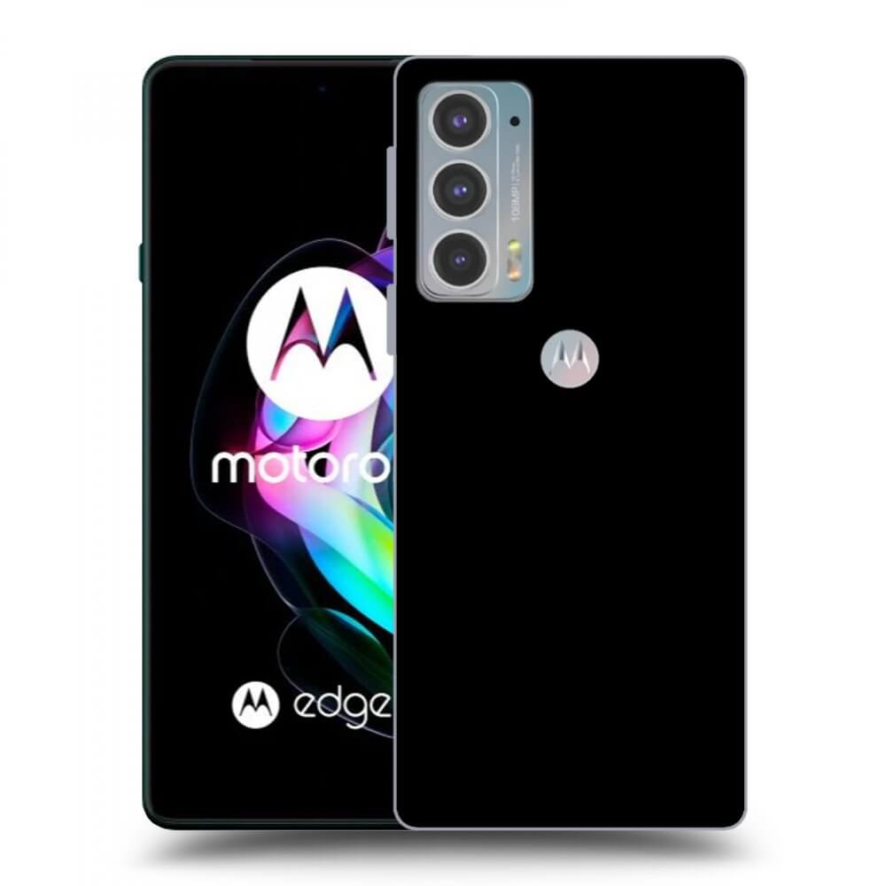 Picasee silikónový čierny obal pre Motorola Edge 20 - Separ - Black On Black 1