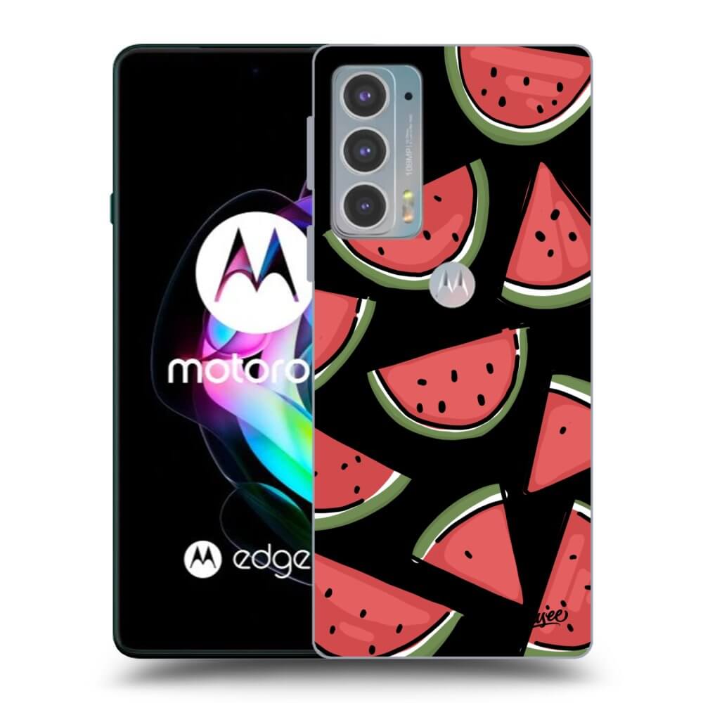 Picasee silikónový čierny obal pre Motorola Edge 20 - Melone