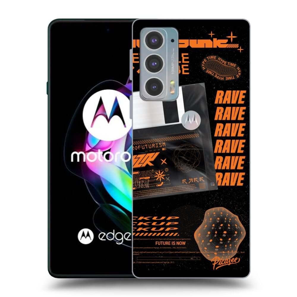 Picasee silikónový čierny obal pre Motorola Edge 20 - RAVE