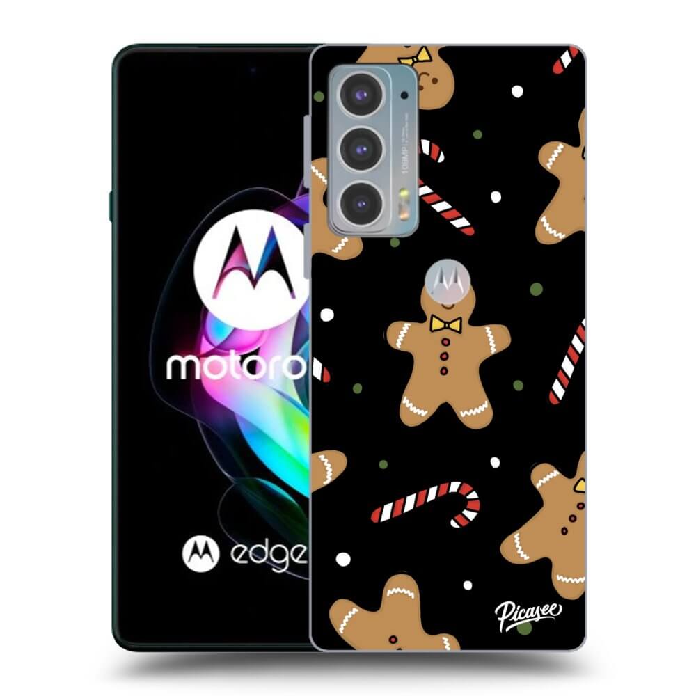 Picasee silikónový čierny obal pre Motorola Edge 20 - Gingerbread