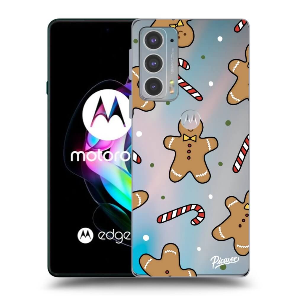 Picasee silikónový prehľadný obal pre Motorola Edge 20 - Gingerbread