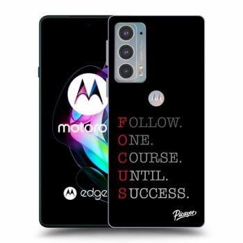 Picasee silikónový čierny obal pre Motorola Edge 20 - Focus