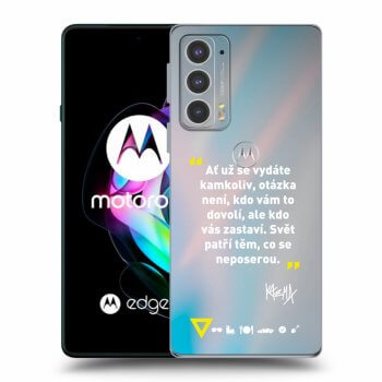 Obal pre Motorola Edge 20 - Kazma - SVĚT PATŘÍ TĚM, CO SE NEPOSEROU