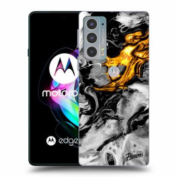 Obal pre Motorola Edge 20 - Black Gold 2